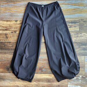 Deca De Vous A Nous Made in France Jersey Lagenlook Cropped Pant Elastic Waist